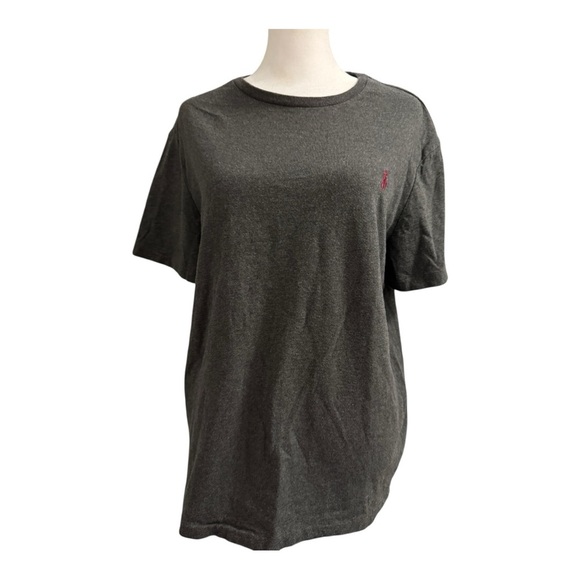 Polo by Ralph Lauren Women’s Gray Short Sleeve Tee 100% Cotton - Picture 1 of 7